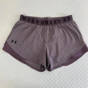 Under Armour Women's Size Small Purple Loose Fit Athletic Shorts Athleisure Run